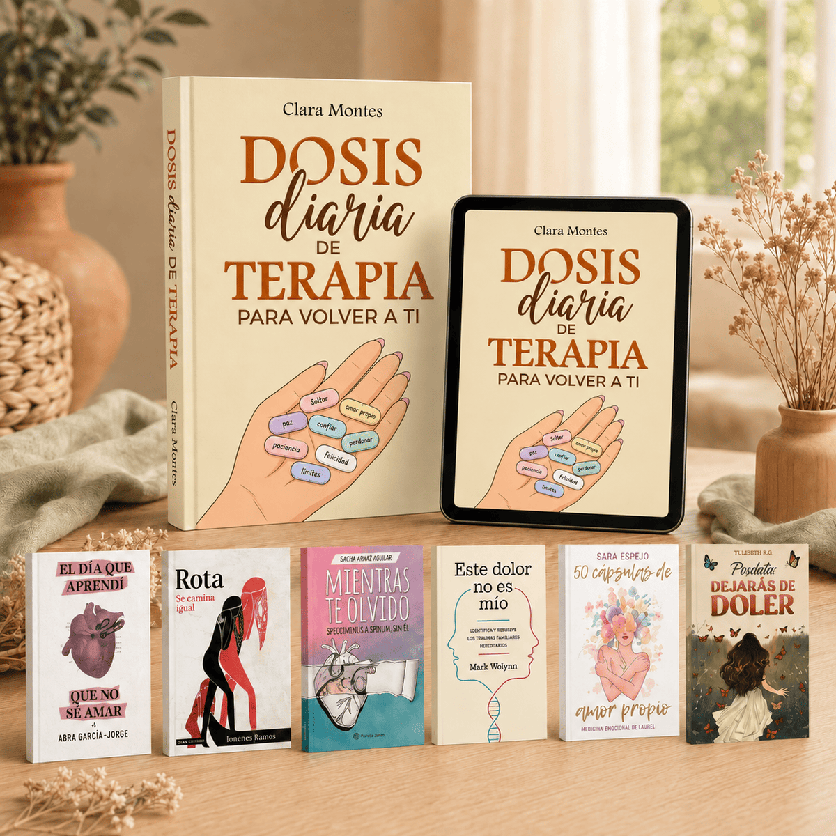 “Dosis Diaria de Terapia” Método para Volver a Ti + 6 Libros Digitales